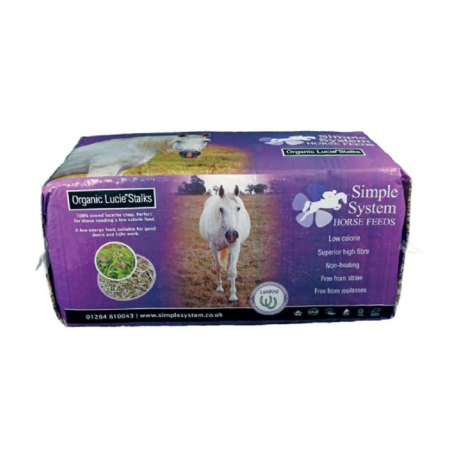 Lucie Stalks High Fibre, Low Sugar, Low Calorie Lucerne Feed for Horses